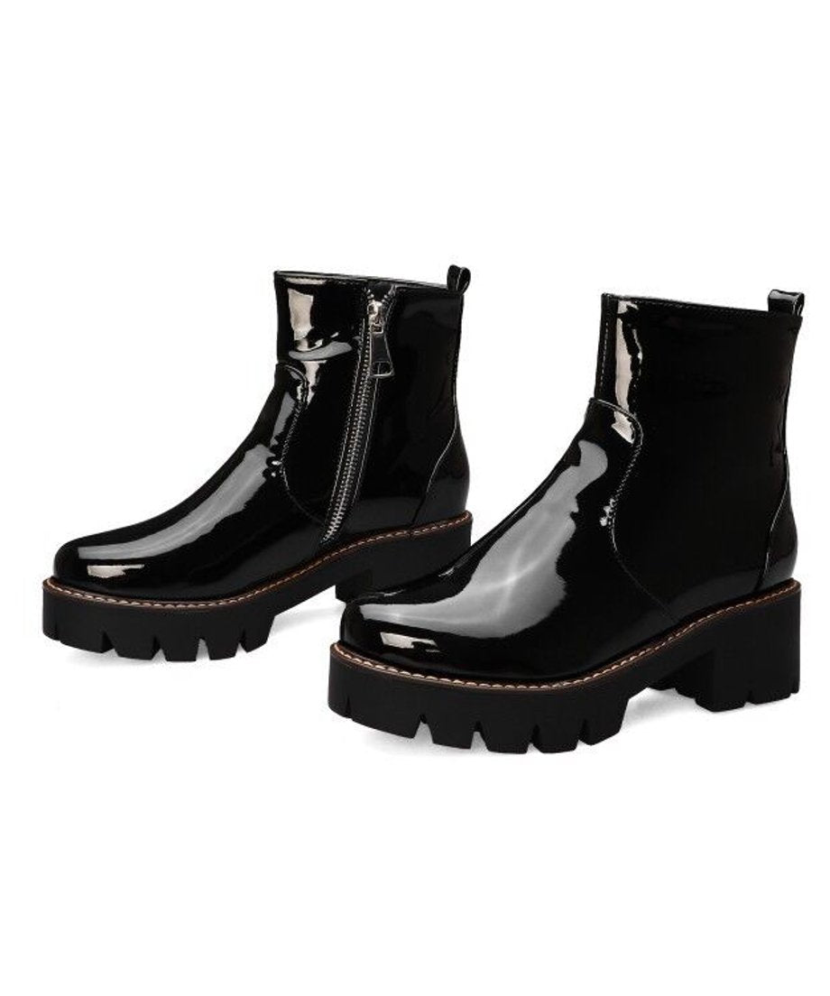 Shiny Platform Boots