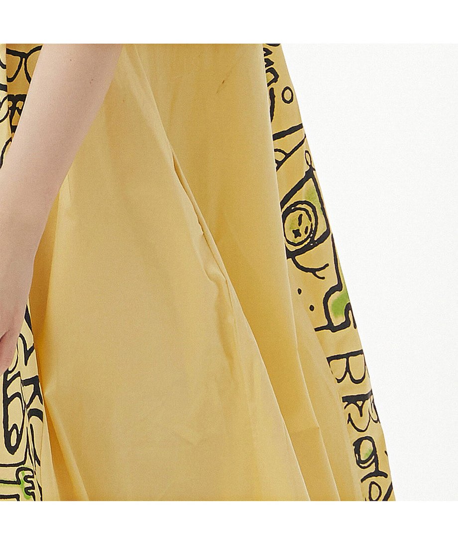 Graphic Art Printed Dress
