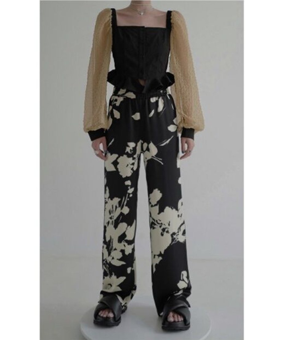 Square-neck Patchwork Top