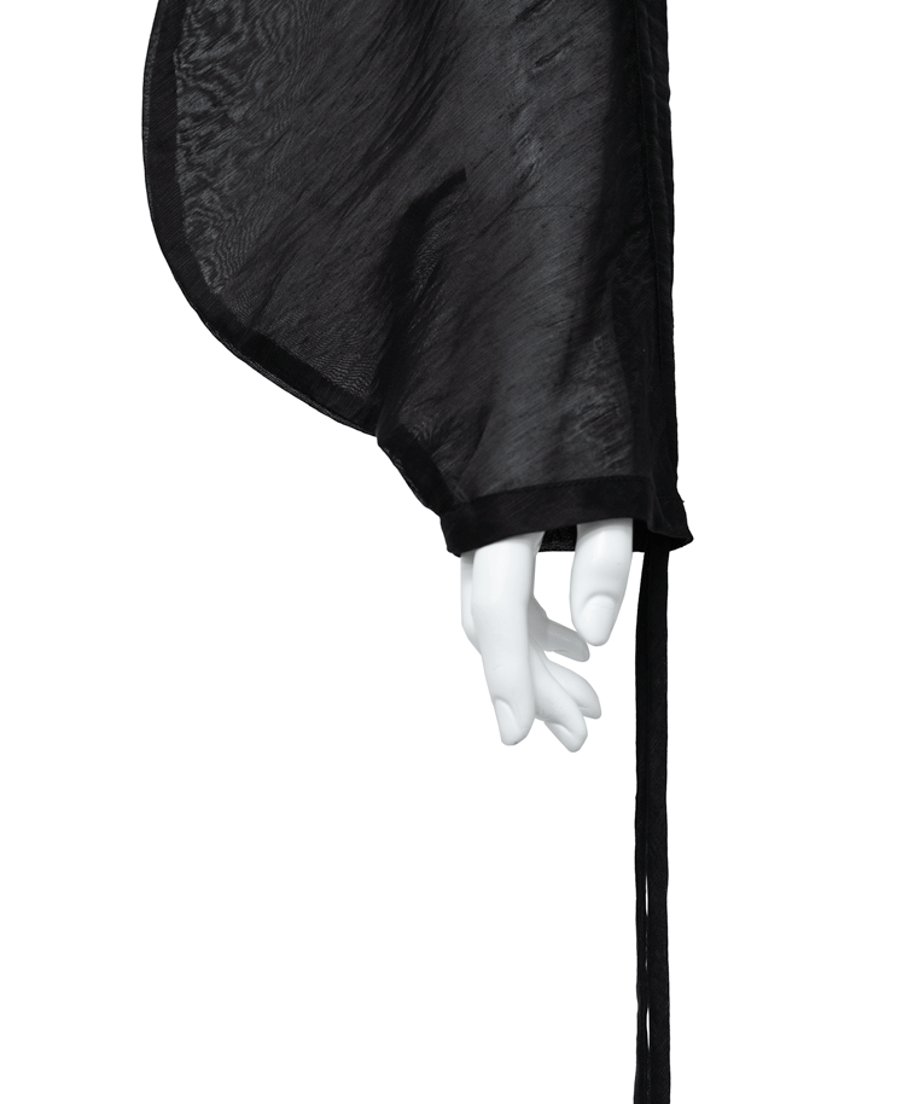 Sheer Volume Sleeve Cardigan