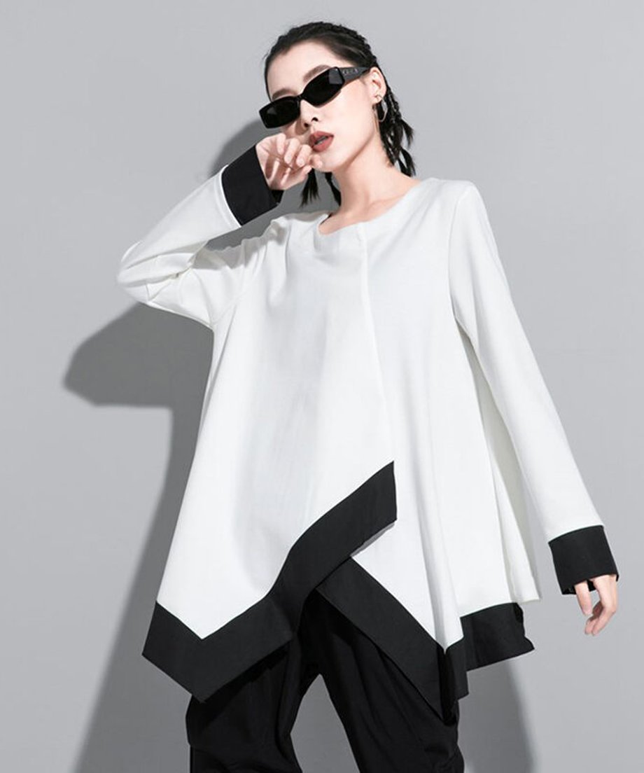 Monoline Drape Top