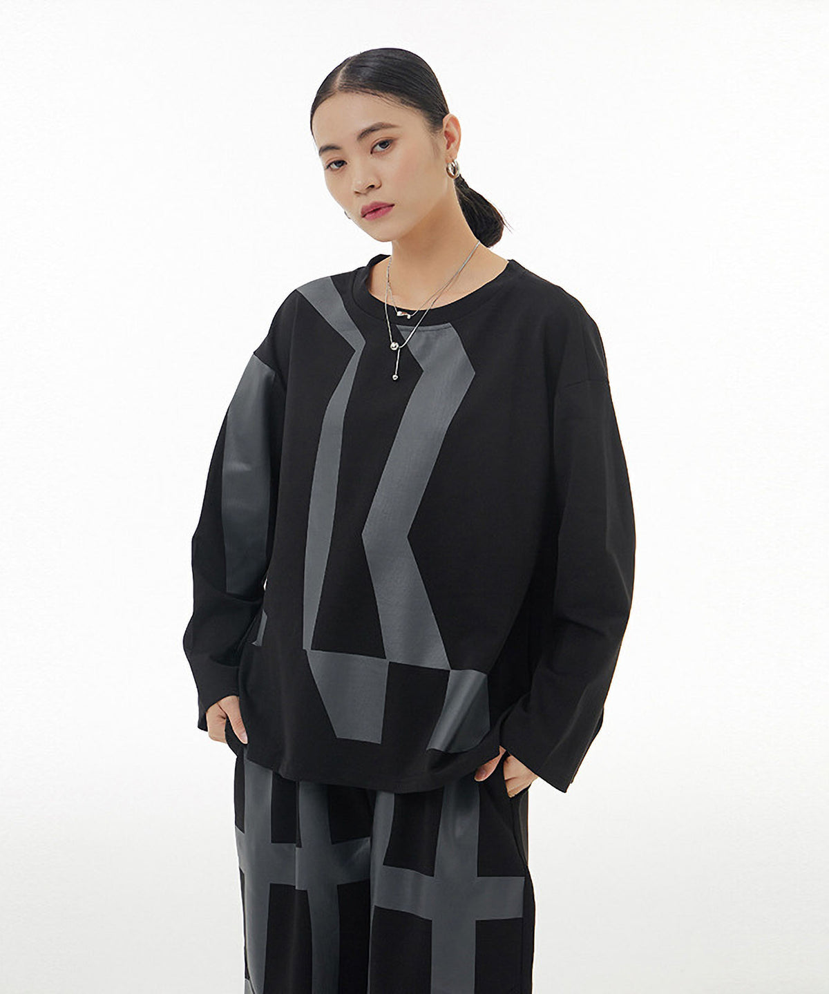 Rubber Print Top