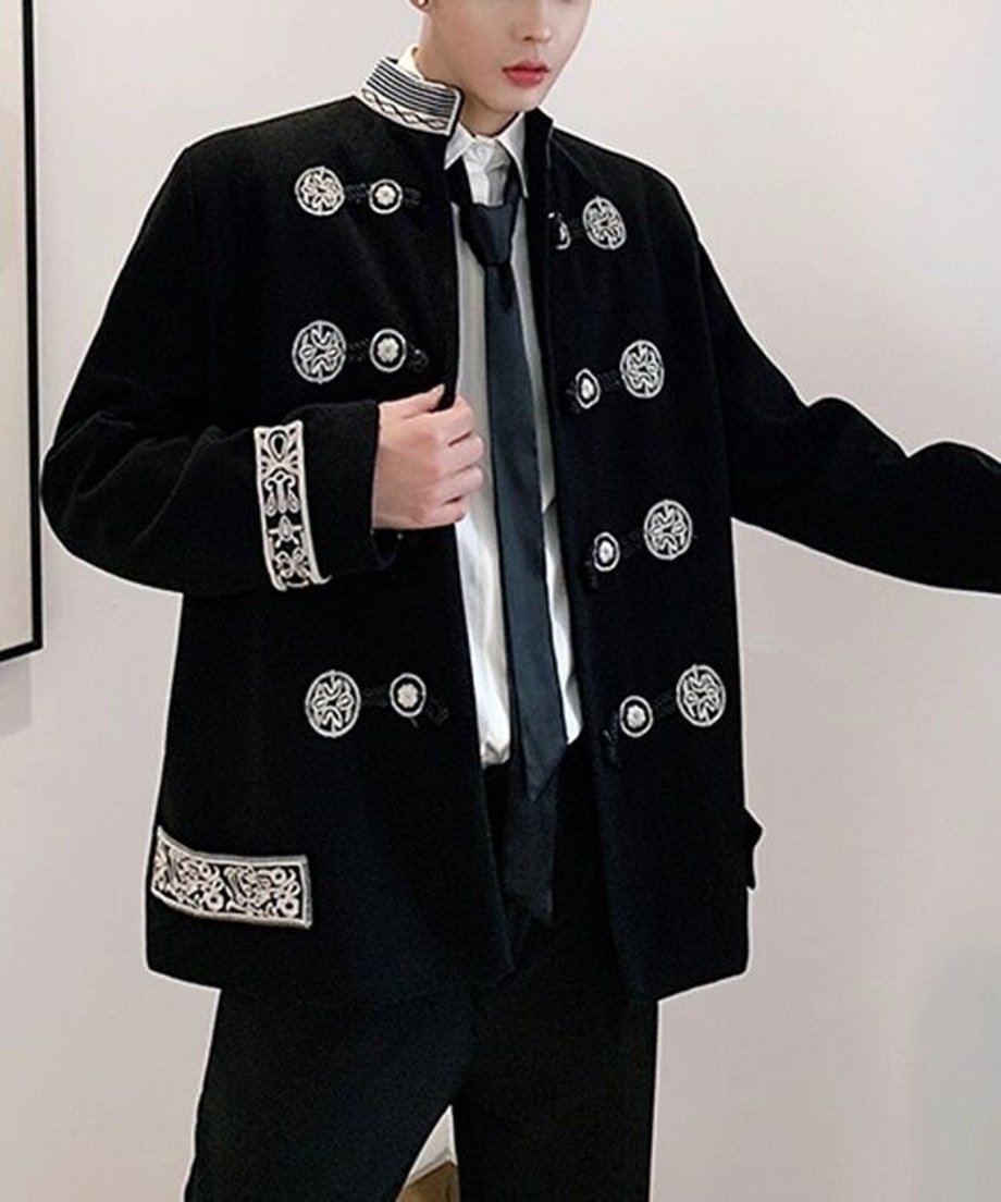【大値下げ】LONDON　KATHARINE　HAMNETT　（コート）L，黒 ジャケット（MEN） – LONDA