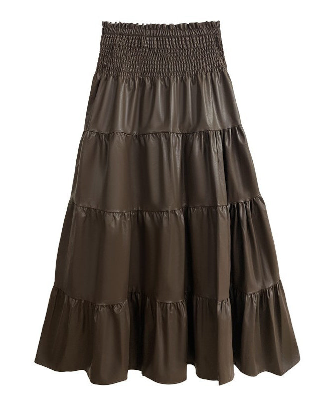 Gathering Flare Skirt