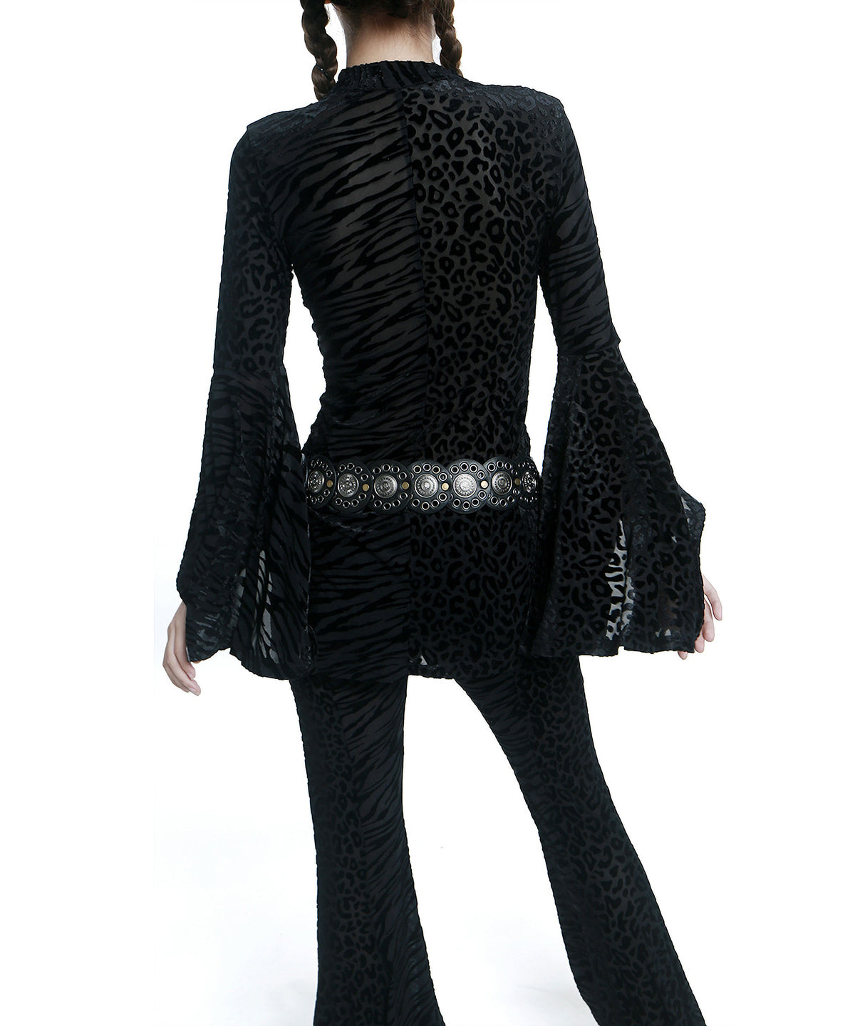Rivet Disc Pin Buckle Belt