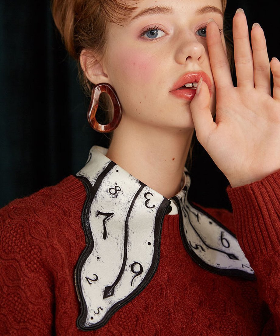 Watch Collar Blouse