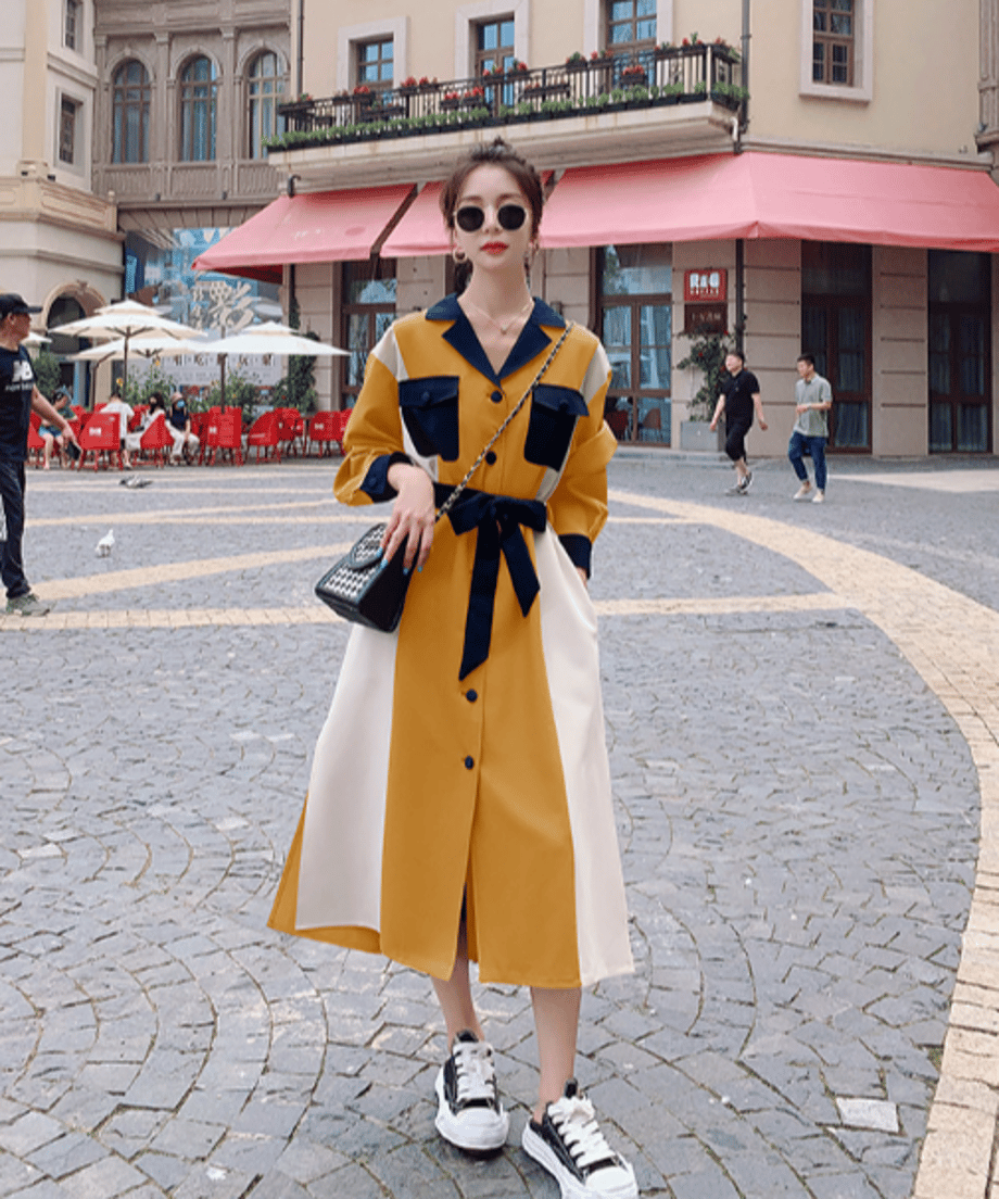 Color Blocking Dress
