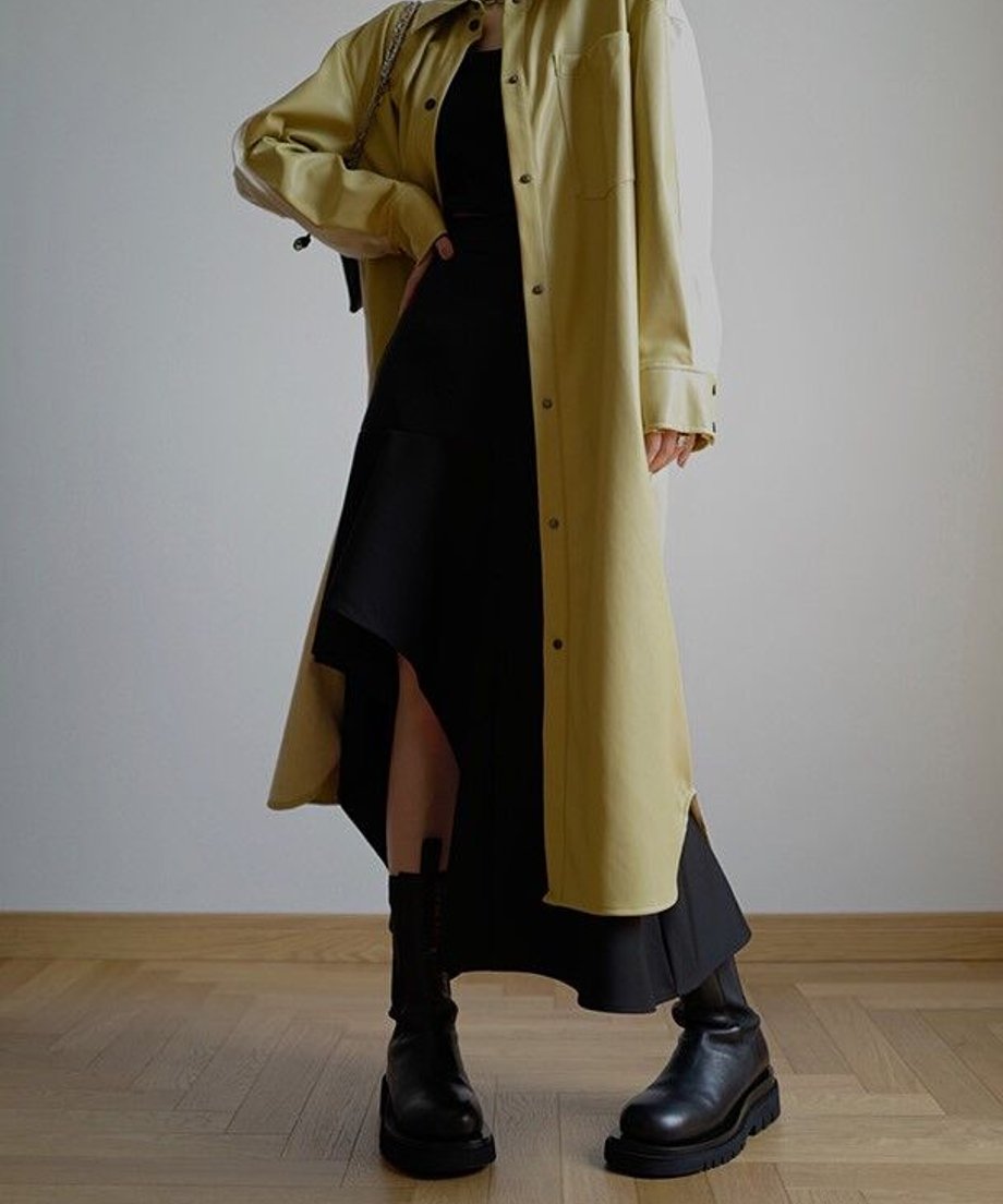 heche asymmetric skirt