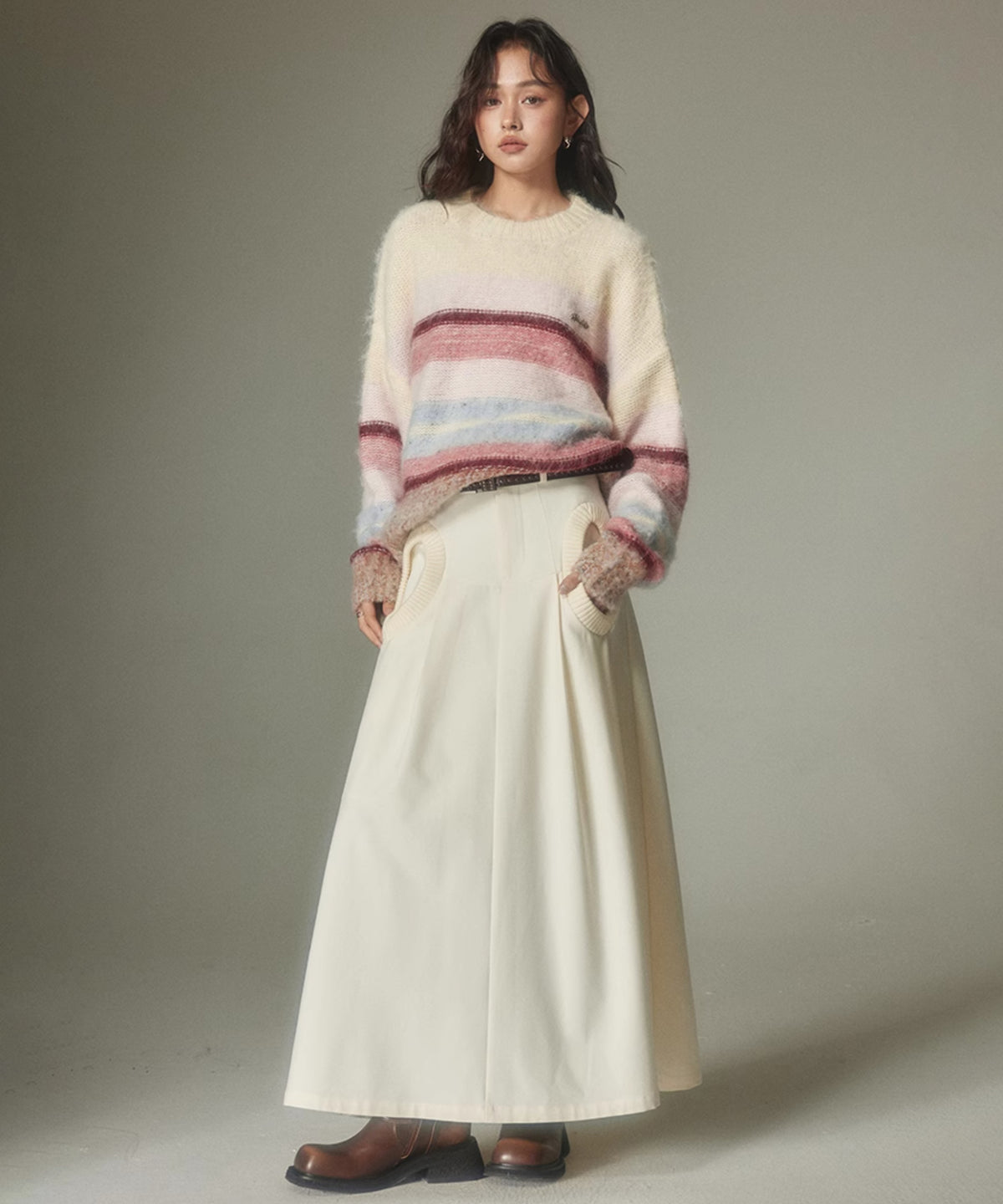 Circle Pocket Skirt