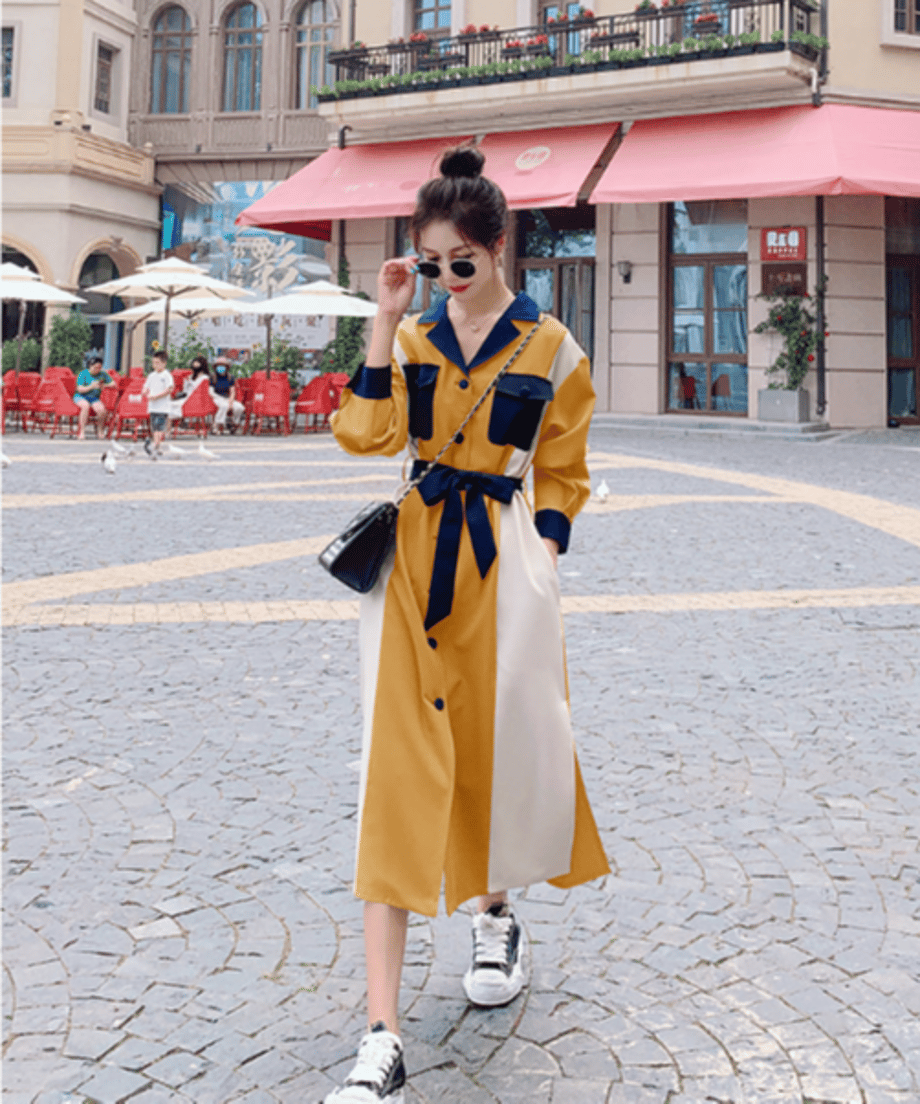 Color Blocking Dress