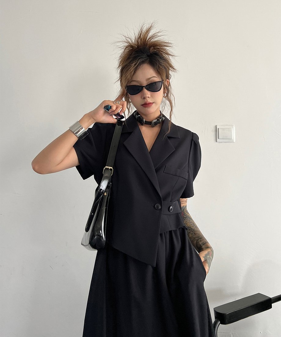 Faux Two-piece Dress