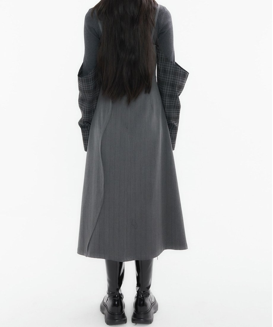 Layered Slit Dress