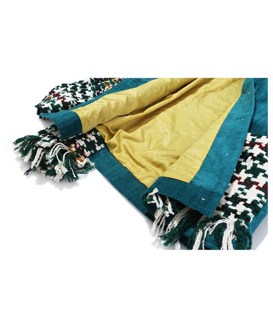 Patchwork Fringe Jacket