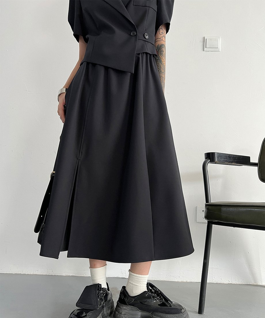 Faux Two-piece Dress