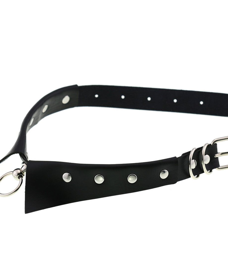 Studded Collar Ring Choker