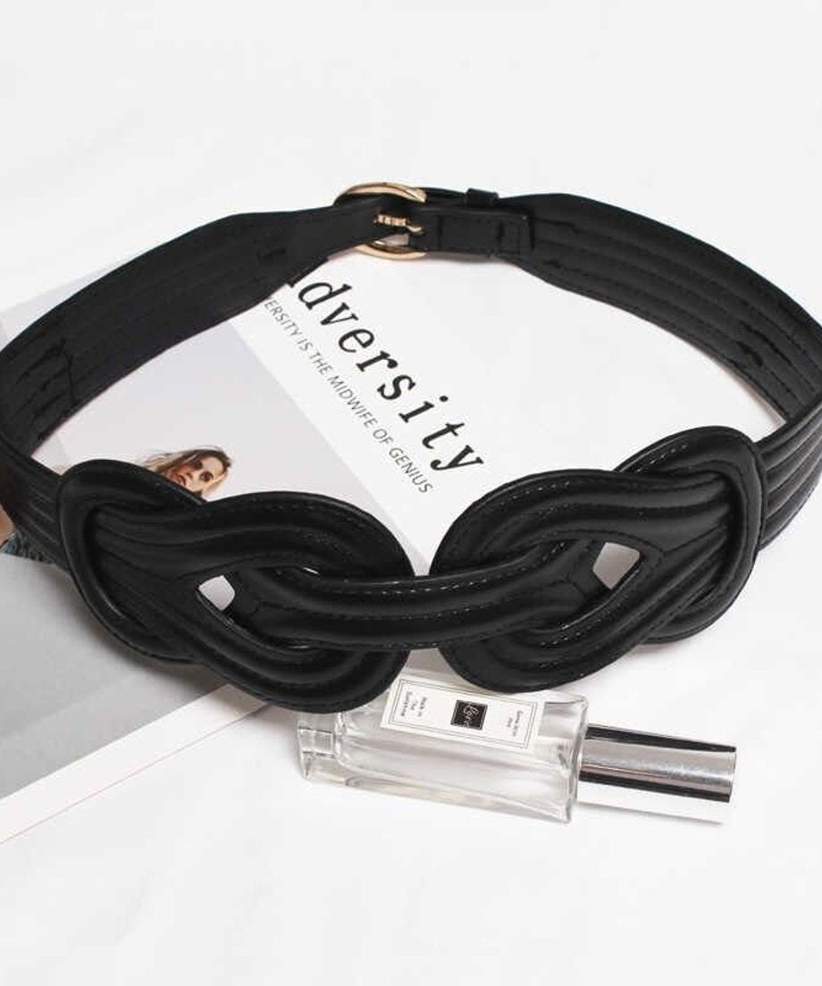 Twist Loop Wide Belt
