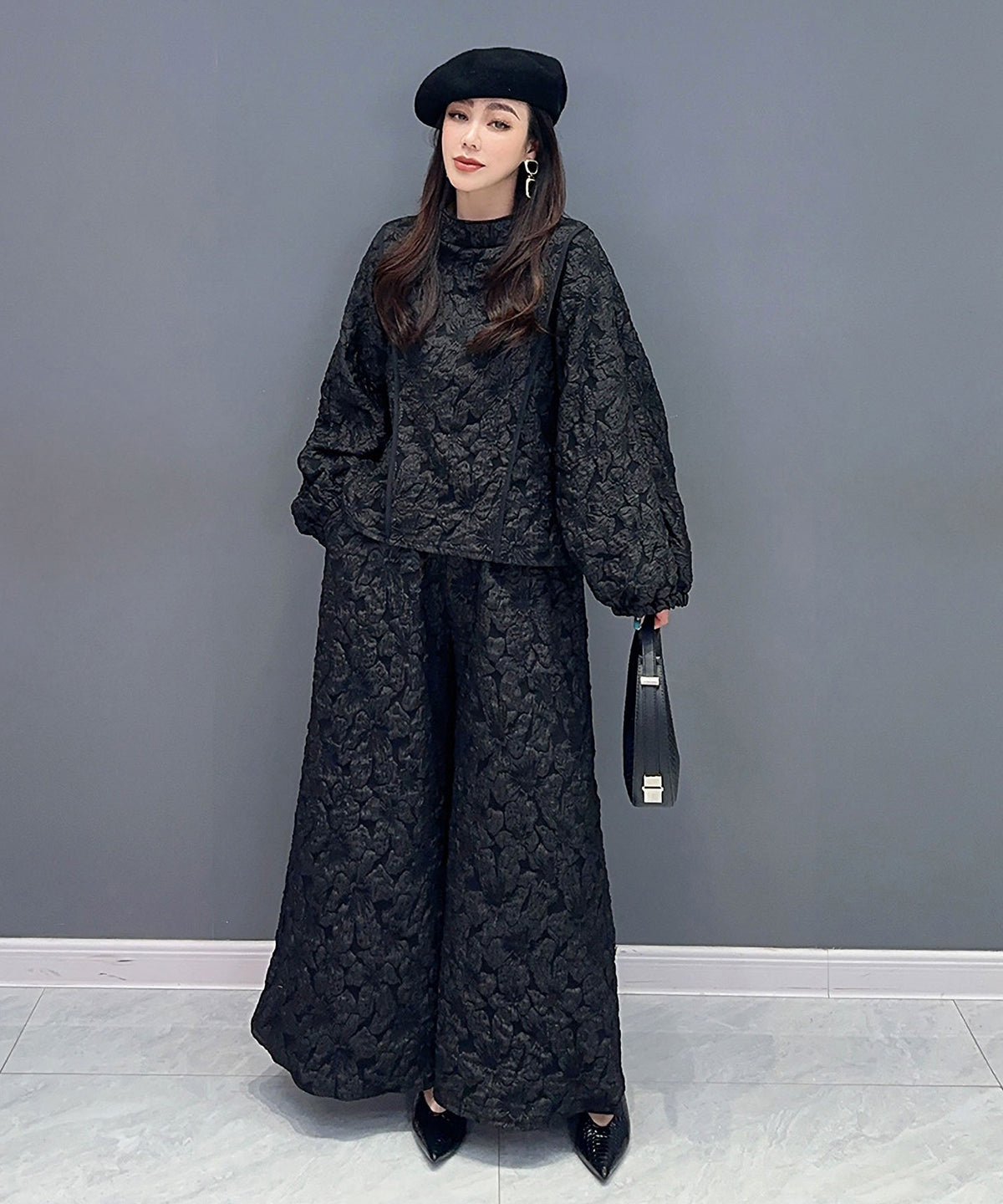 Billowy Sleeve Top & Pants Co-ord