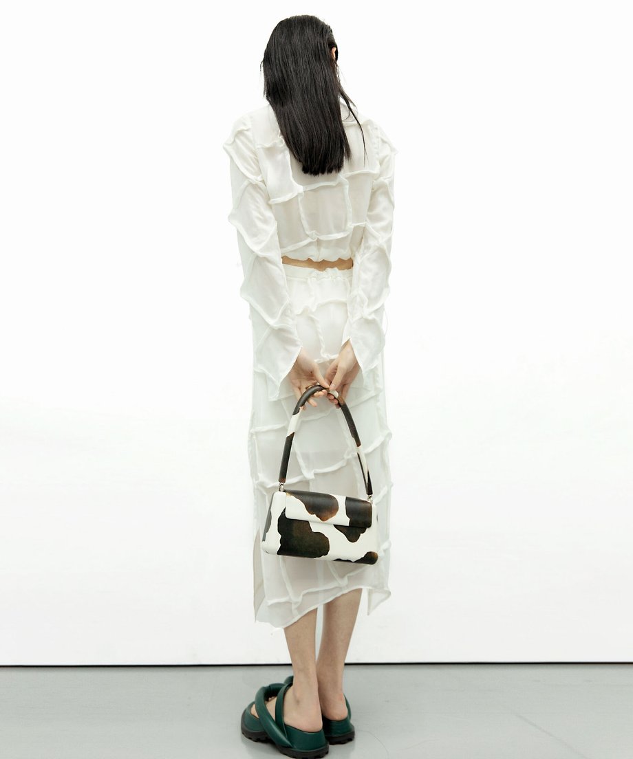 Round-neck Mulberry Top