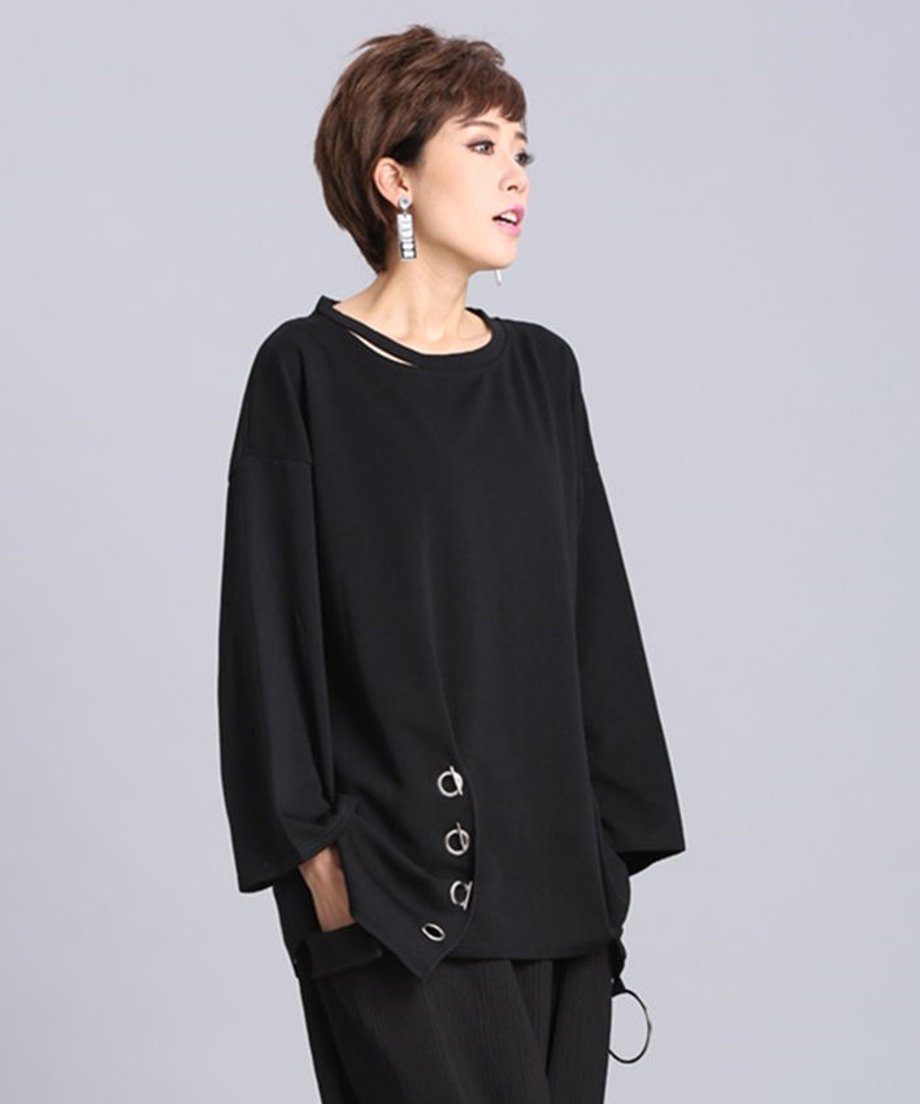 Metal Eyelet Loose Top