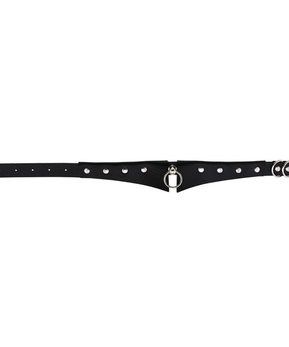 Studded Collar Ring Choker