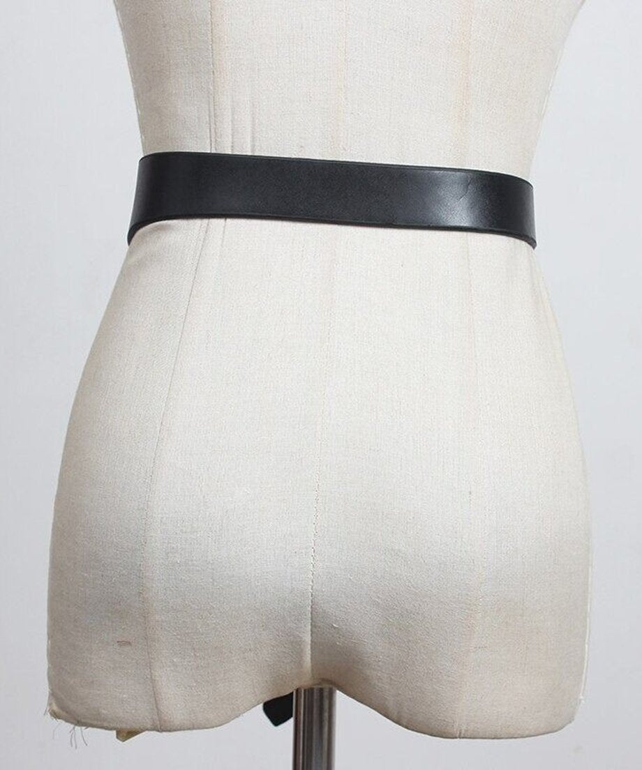 Studded Wrap Wide Belt