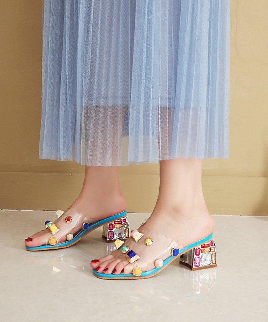 crystal rock heels
