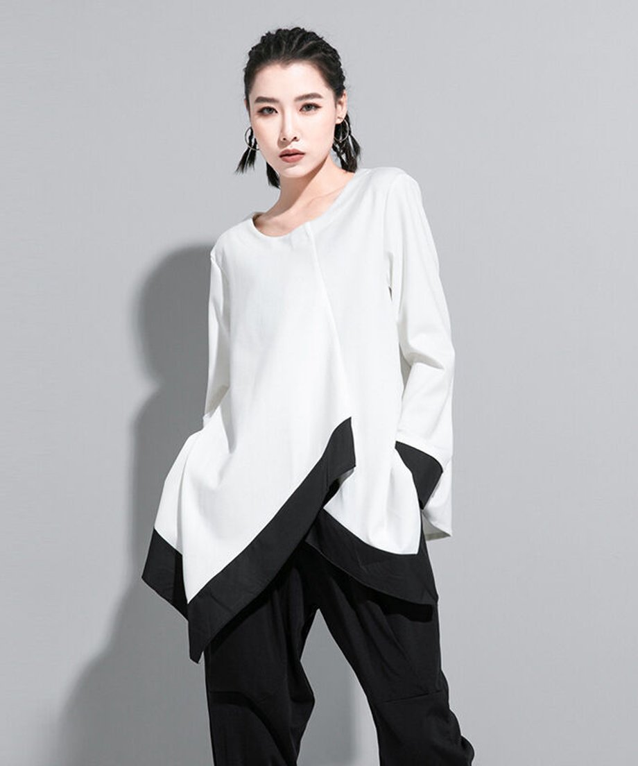 Monoline Drape Top