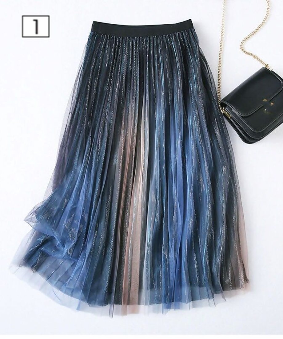 スカート elu. Suzan tack & gather skirt Suzan tack & gather skirt shape wide pants -nav