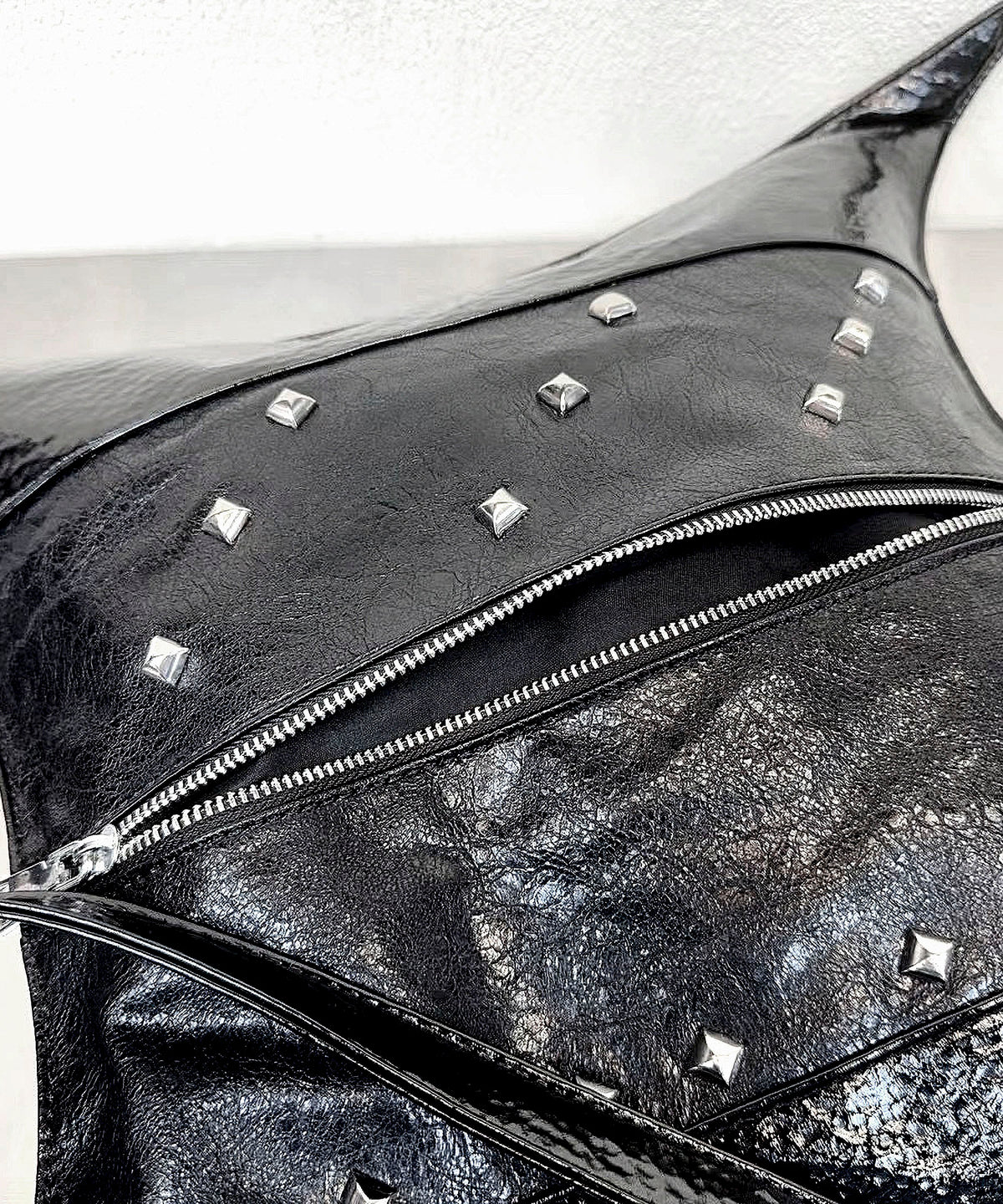 Zipper Square 2way Bag