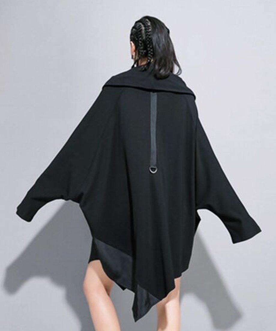 Drape Zip Oversized Pullover