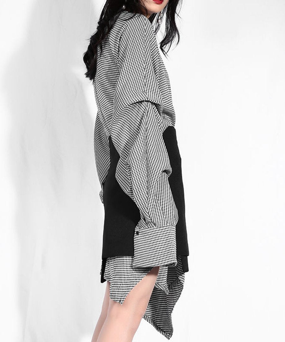 Gingham Check Dress & Wrap Skirt