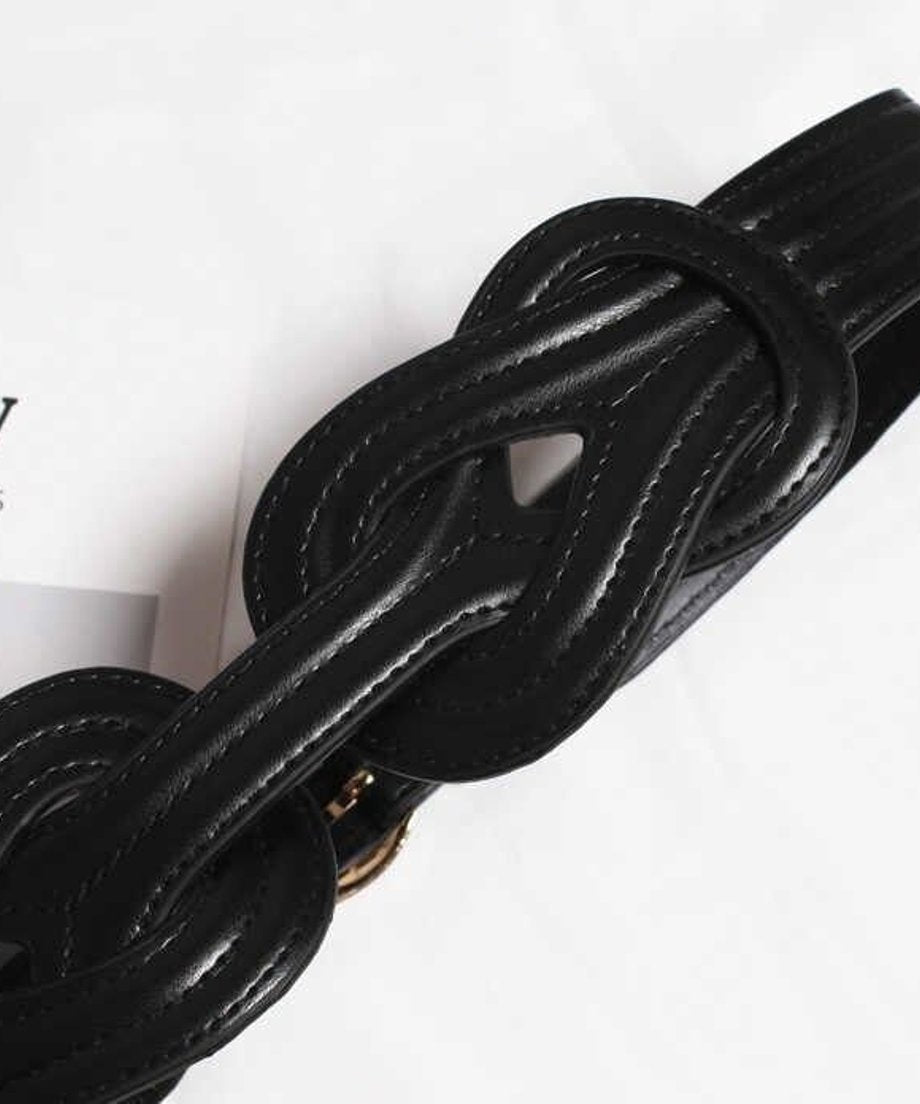 Twist Loop Wide Belt