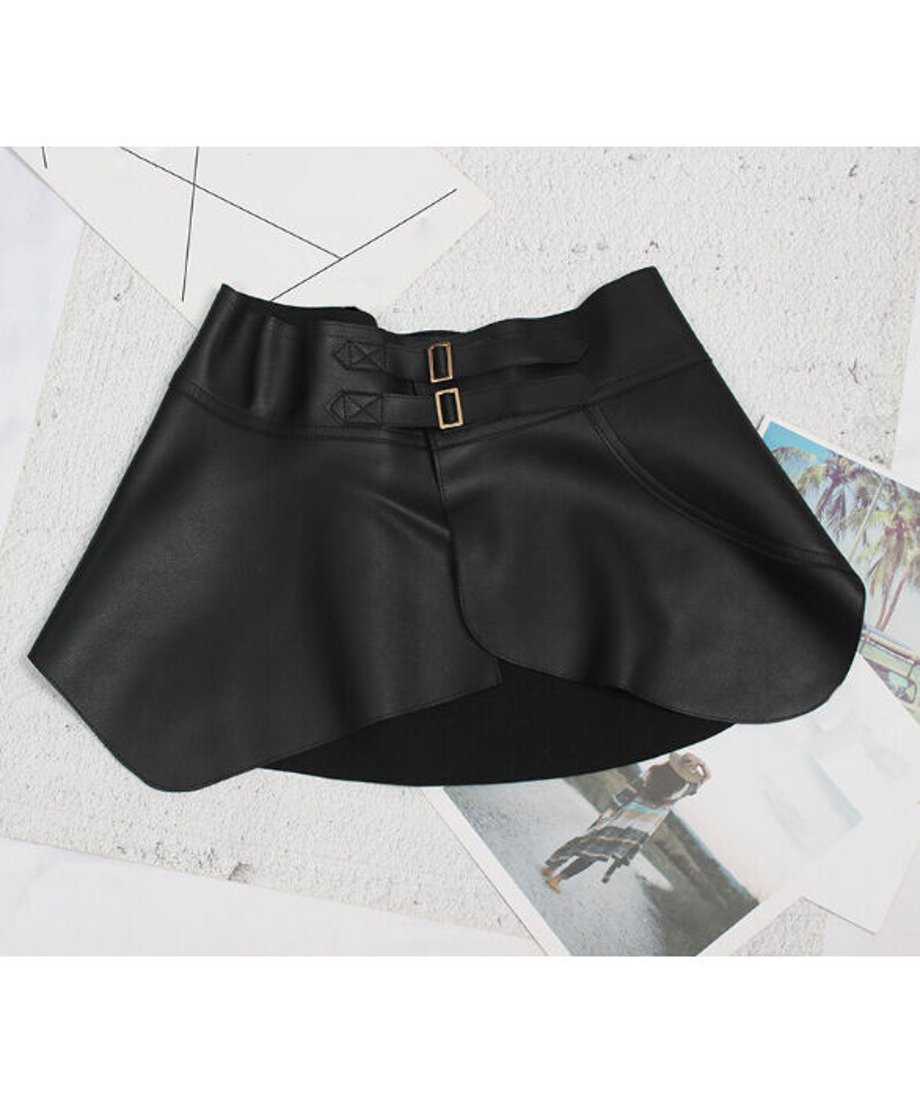 Double Buckle Flare Belt