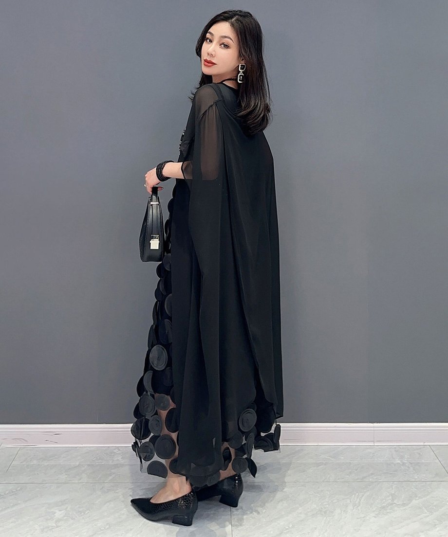 Side Long Top & Dot Dress Co-ord