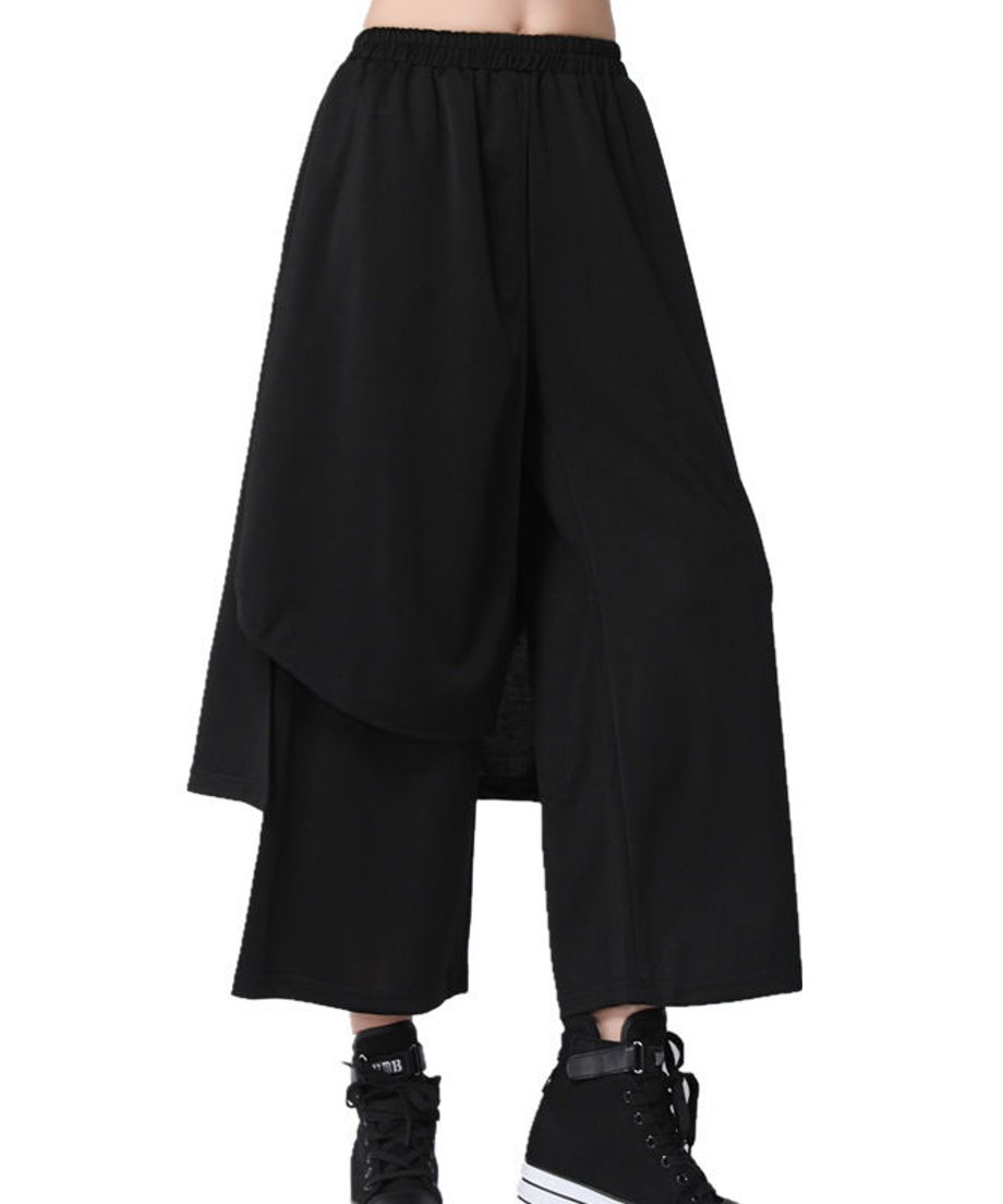 Cropped Layered Pants