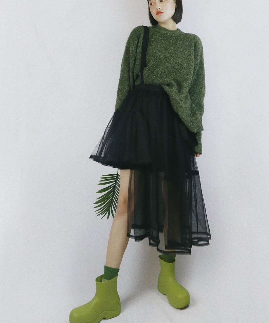 Tulle Suspender Skirt