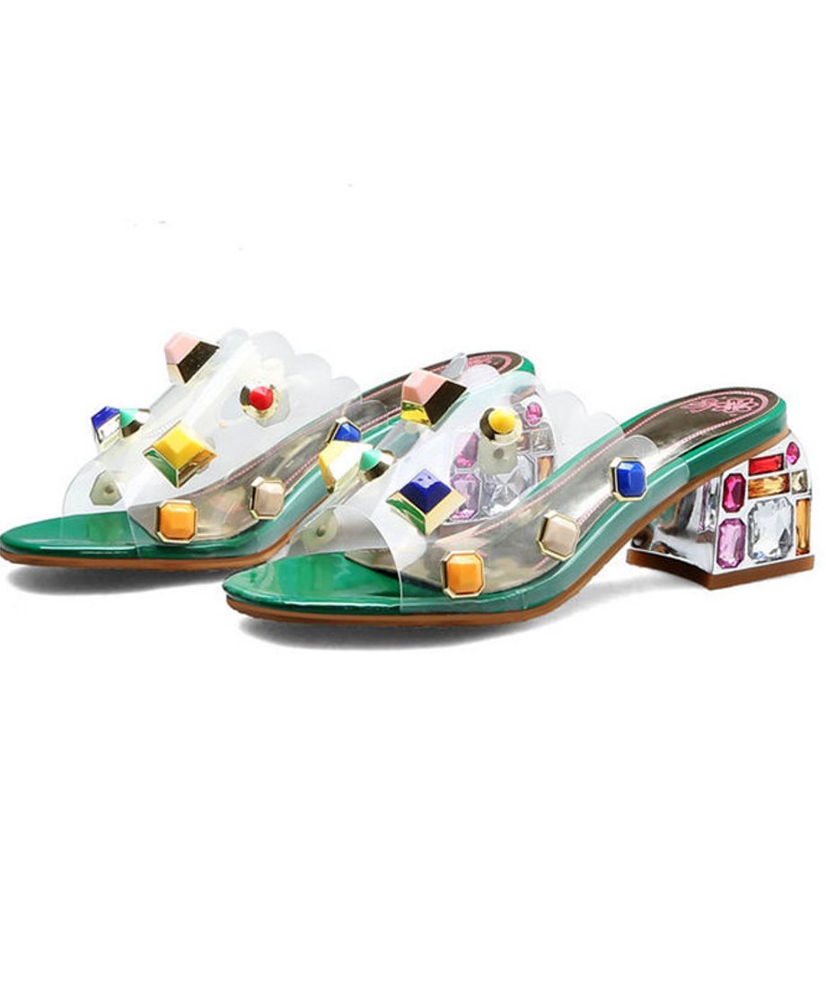 crystal rock heels