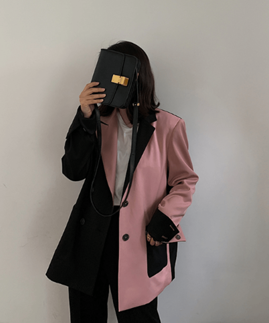 Two-tone Boxy Jacket