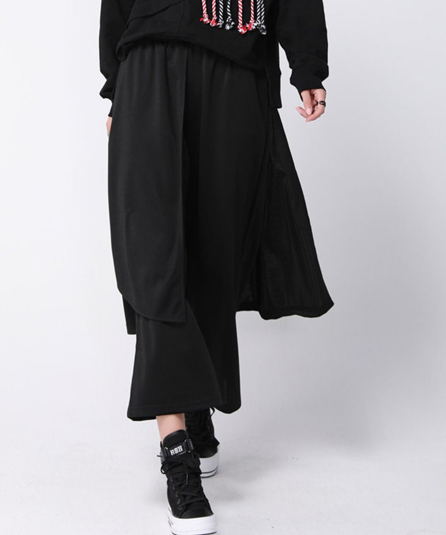 Cropped Layered Pants