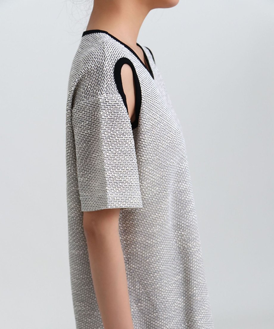 Cutout Shoulder Relax Top