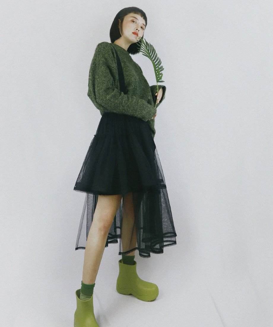 Tulle Suspender Skirt