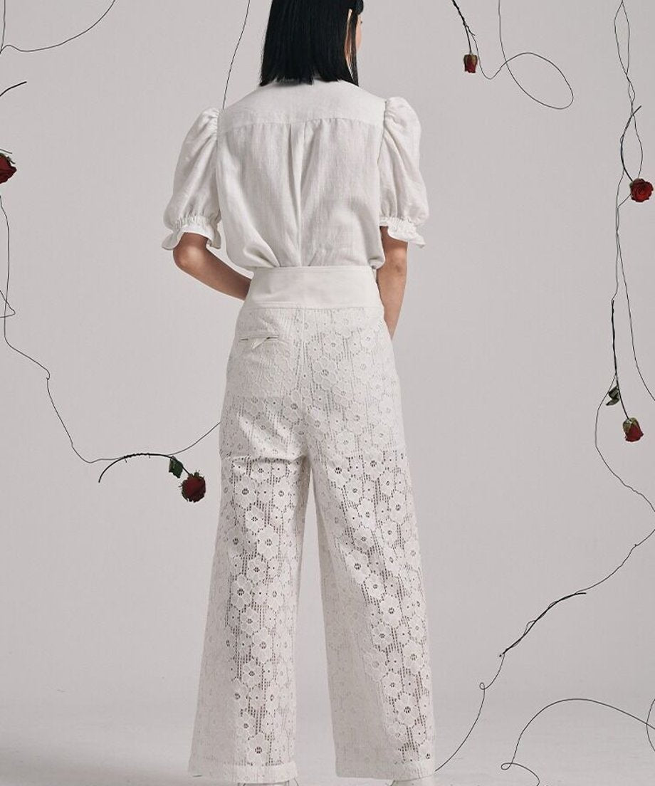 Structured Puff Sleeve Shirt