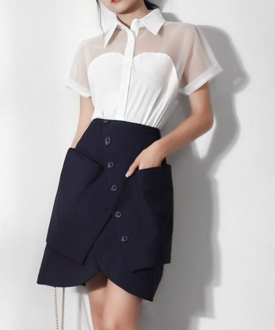 Layered Mini Skirt