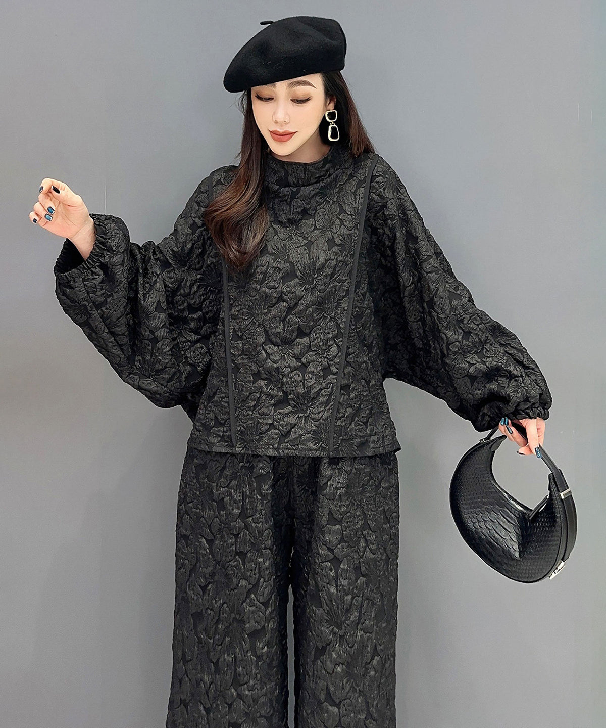 Billowy Sleeve Top & Pants Co-ord