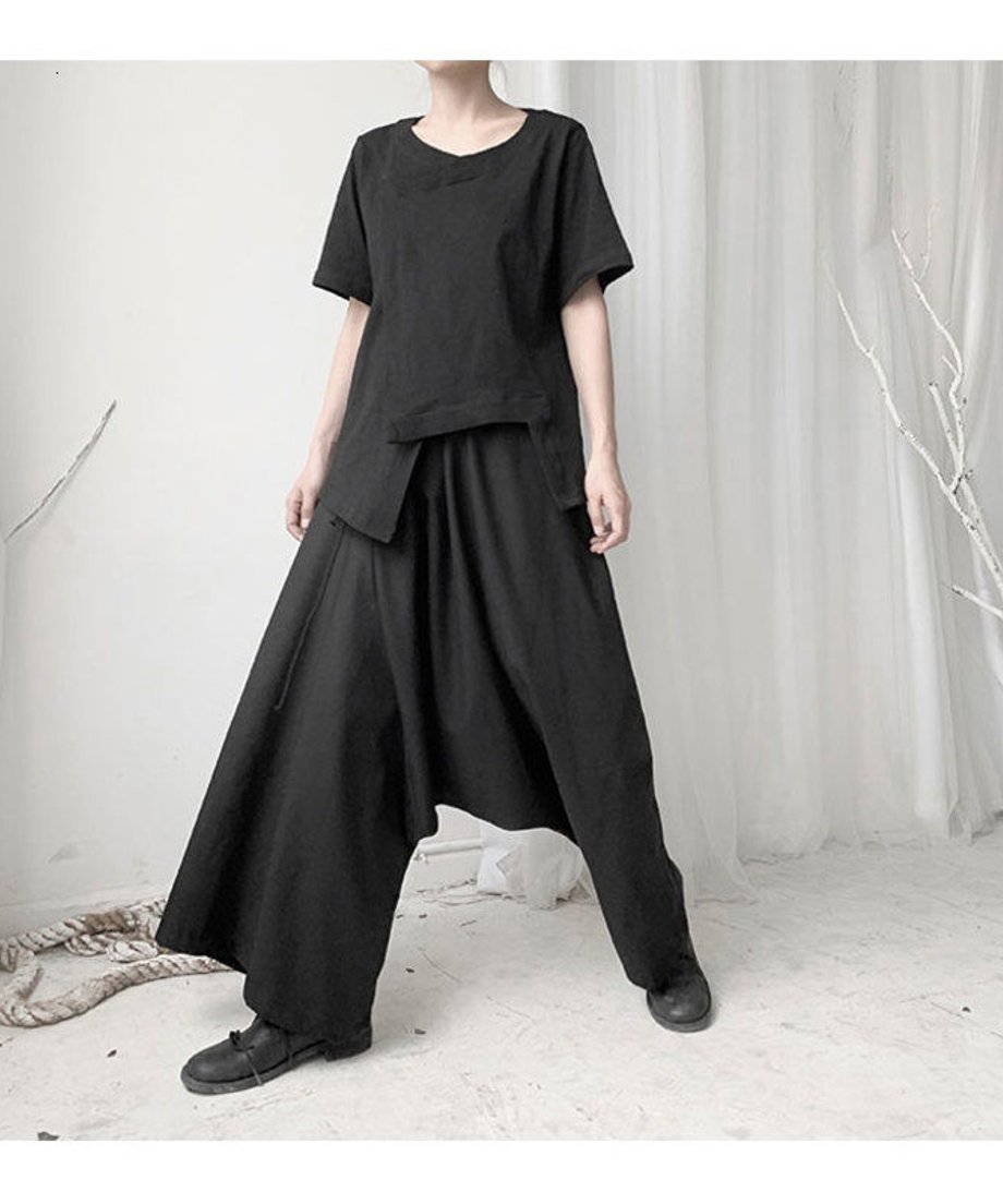 Asymmetrical Split T-shirt