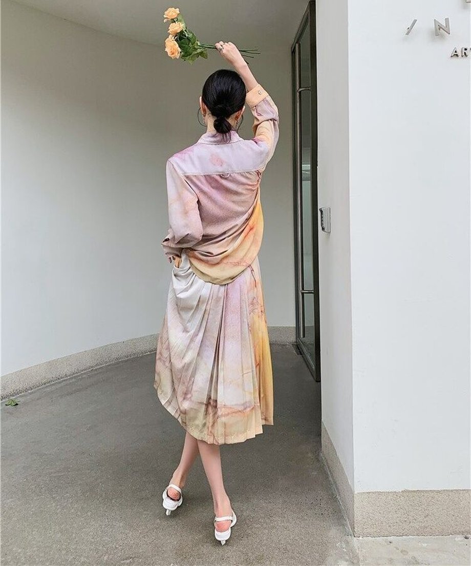 Blur Ink Skirt