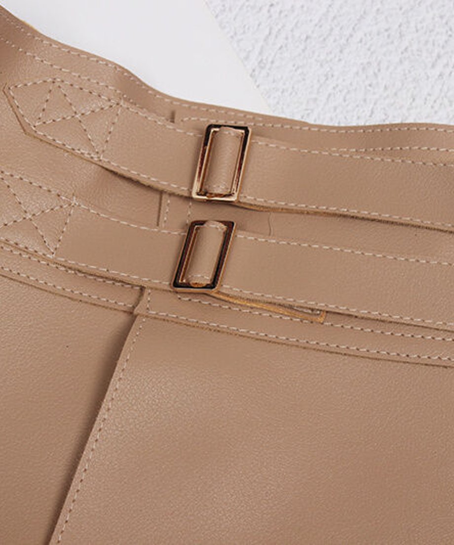 Double Buckle Flare Belt