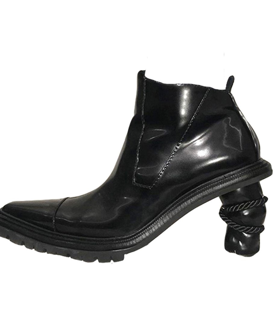 Curl Heel Bootie