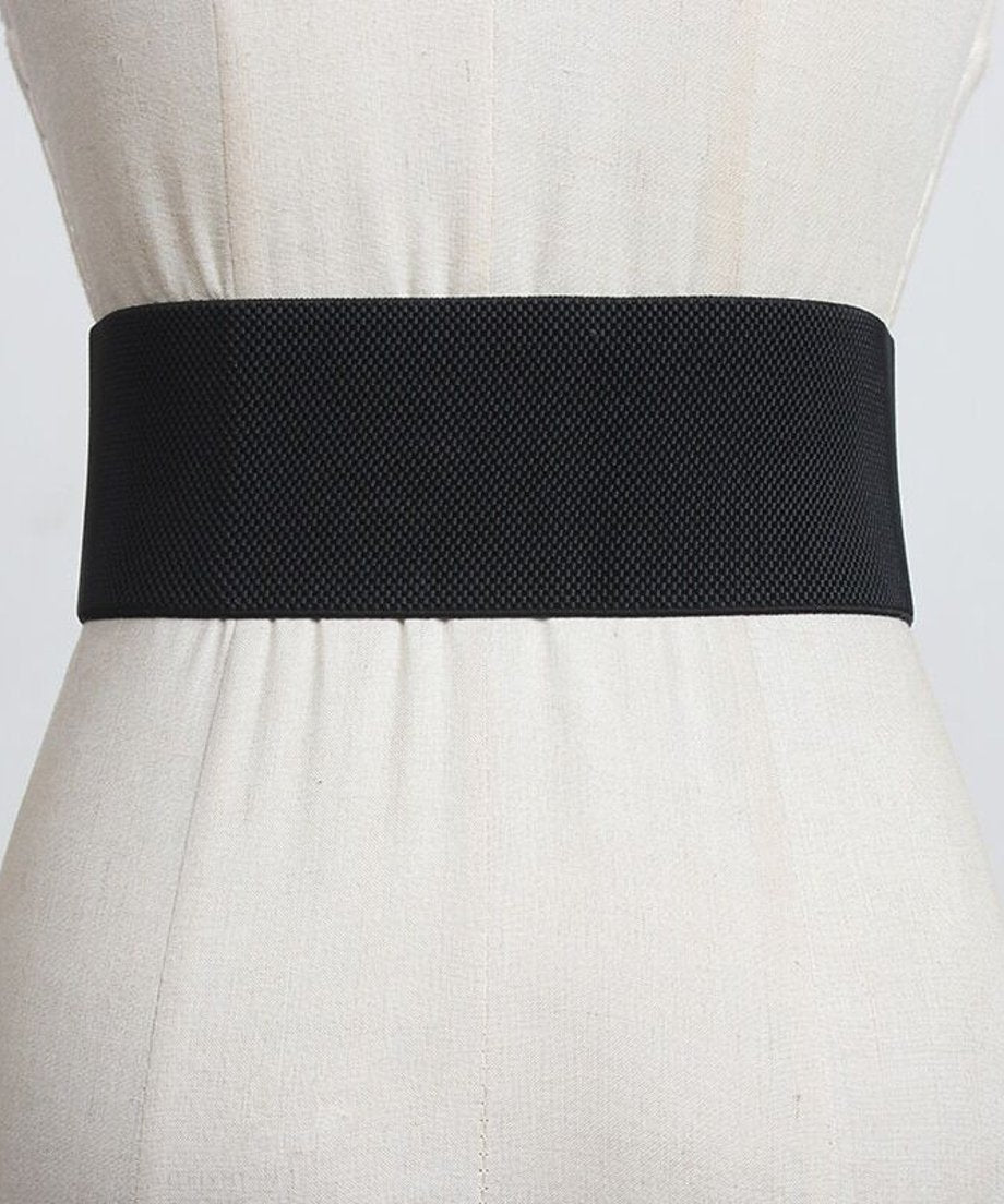Marble Round Buckle Belt